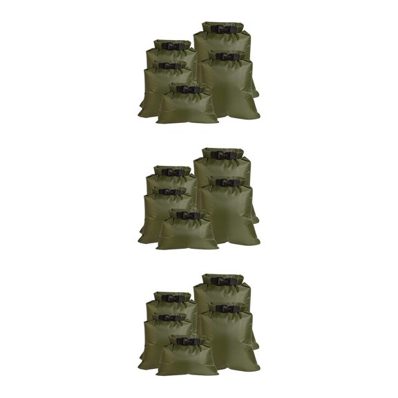 Toystoory Paquete de 5 bolsas secas impermeables Kayak Pesca Rafting Paquete de almacenamiento Portátil Trekking Natación Camping Saco Type1 NO1