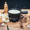 thumbnail image 4 of Juego de fondue de queso Boska para fiestas Nero - Olla de fondue de hierro fundido negra - Artículos para el registro de bodas Pequeños electrodomésticos de cocina para hasta 4 personas Artículos par, 4 of 5