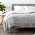 thumbnail image 2 of Bare Home Plush Sherpa Bed Blanket - Fluffy & Soft - Reversible - Lightweight - Twin/Twin XL, Light Gray, 2 of 7