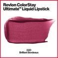 thumbnail image 2 of REVLON ColorStay Liquid Lipstick, Satin-Finish Full Color, Brilliant (040), 0.07 oz, 2 of 3