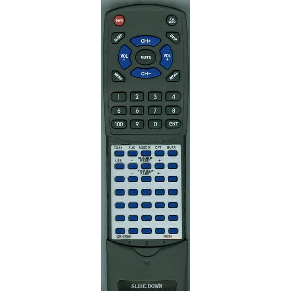 Replacement Remote for PHILIPS HTL2151, HTL2151A, HTL2151AF7, HTL2101, HTL2101A, HTL2101AF7, HTL2111, HTL2111A, HTL2111AF7, 996510059695, RT996510059
