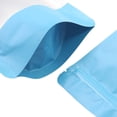 thumbnail image 3 of Matte Metallic Color With Frosted Window Display Stand-Up Resealable Bags, 3 of 6