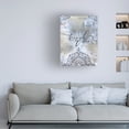 thumbnail image 2 of Canvas Wall Art - Jean Plout 'Gold And Grey Sentiment A3' Wall Art for Living Room, Bedroom, or Office Décor by Trademark Fine Art - 24 x 32 Inches, 2 of 4