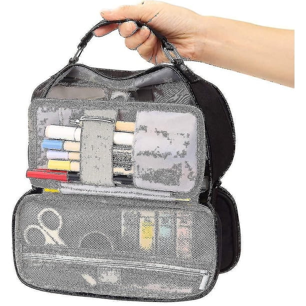 Estuche para lápices de gran capacidad, almacenamiento de papelería, lápiz de mano grande