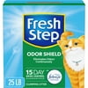 Fresh Step Odor Shield Scented Clumping Cat Litter with the Power of Febreze, 25 lbs