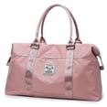 thumbnail image 1 of Bolsa de viaje grande, bolsa deportiva para gimnasio, bolsa de fin de semana para mujer, color rosa., 1 of 5