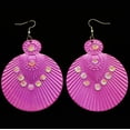 thumbnail image 2 of Mi Amore Dangle-Earrings Purple/Silver-Tone, 2 of 5
