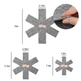 thumbnail image 2 of EEEkit Pot Pan Protectors, 12pcs Cookware Separator Pads, 3 Sizes Pan Protectors for Stacking and Scratch Protection, Gray, 2 of 6
