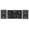Hercules DJ CONTROL INPULSE 200 4-Pad DJ Controller+Sound Card+2 Monitors