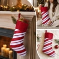 thumbnail image 3 of Christmas Stockings, Classic Holiday Xmas Stocking with Hanging Loop, Gift Bag for Fireplace Mantel, Tree and Family Holiday Decor, 3 of 6