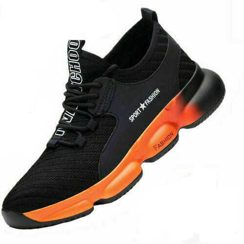 Mens Steel Toe Cap Lightweight Safety Shoes Work Boots Sports Hiking Trainers 