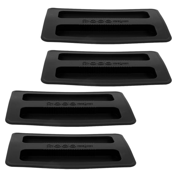 BESTYASH 4-Pack Black Silicone Appliance Top Covers for and Kitchen Use