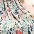 thumbnail image 3 of Pioneer Flower Blanket,Comfortable Soft Flannel Throw Blanket,All Season,Warm Lightweight Blankets for Sofa Bed Couch Living Room Chair,40"x50"(100x130cm), 3 of 4
