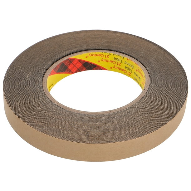 Cinta adhesiva de grogrén de 25 yardas con extremos acanalados y antideslizantes, ideal para proyectos de bricolaje y accesorios para el cabello, color negro