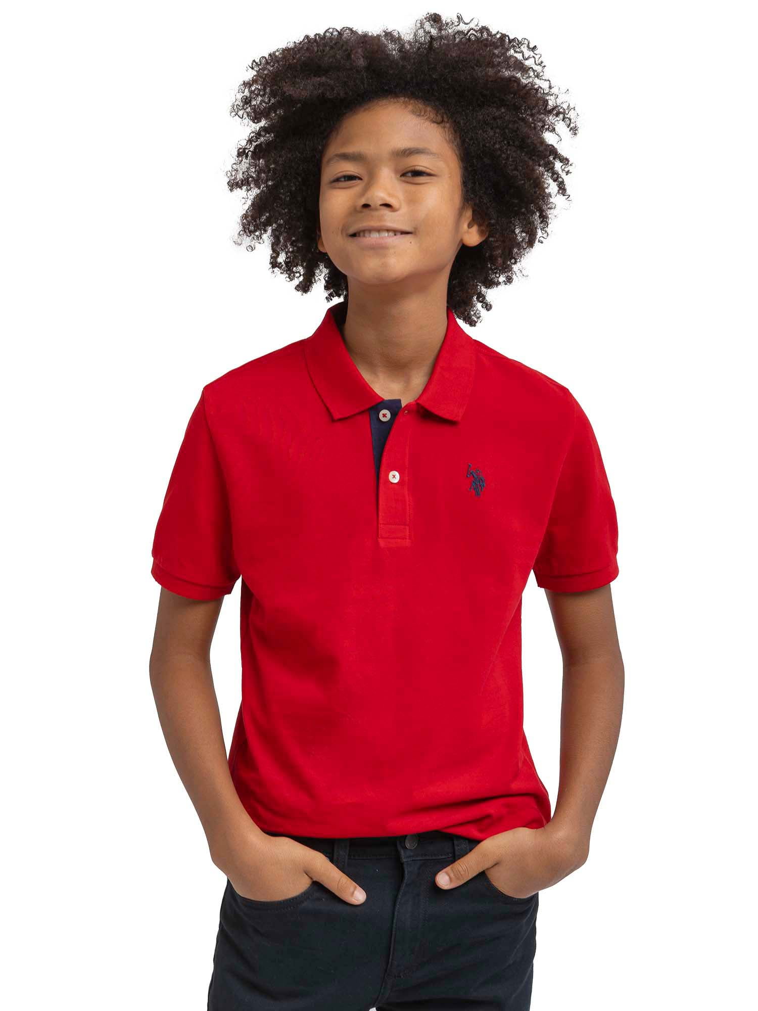U.S. Polo Assn. Boys Pique Polo Shirt, Sizes 4-18