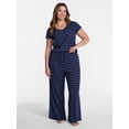 thumbnail image 2 of Joyspun Women’s Modal Blend Ribbed Sleep Pants, 29'' Inseam, Sizes XS-3X, 2 of 6