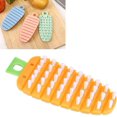 thumbnail image 4 of 1 cepillo para verduras, cepillo para patatas, cepillo para verduras colgante con forma de zanahoria, cepillo para frutas, cepillo para patatas, cepillo para verduras (naranja) ER, 4 of 4