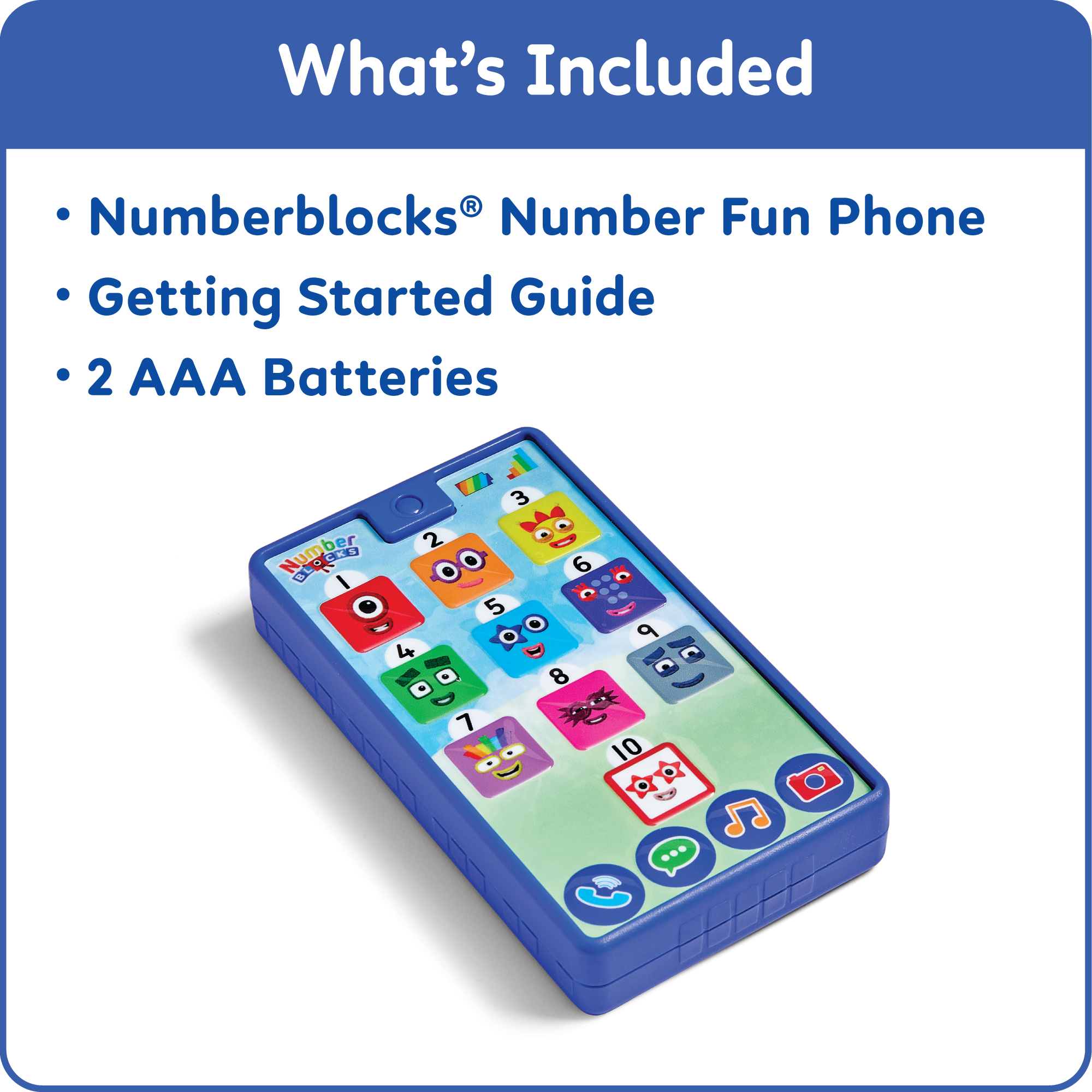 Teléfono Divertido Numberblocks® de hand2mind, para mayores de 2 años 3