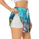 thumbnail image 1 of Balery Corals and Tropical Fish Pantalones cortos deportivos para mujer con forro y dos bolsillos, elásticos, para entrenamiento, gimnasio, yoga-X-Large, 1 of 7