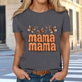 thumbnail image 2 of Busydd Womens T Shirts Fashion Holiday Mother's Day Graphic Tees for Women Casual Round Neck Short Sleeve Going Out Tee Top 2XL, 2 of 5