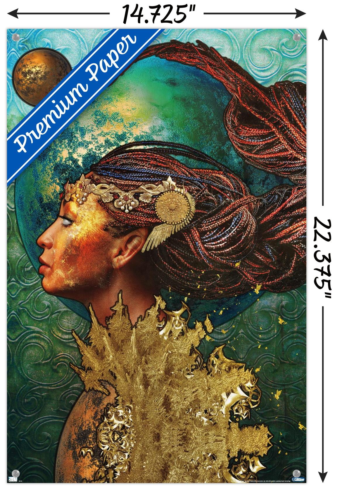 Jena DellaGrottaglia: Cosmic Zodiac - Scorpio Wall Poster with Push Pins, 14.725" x 22.375"