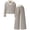 a203-Beige, variant on yboeqw Tween Girls Fall Summer Clothes 2 Piece Outfit Set Long Sleeve Stripe T-Shirt Cargo Pants Teen Girl Clothing Set,Size 9-10 Years