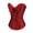 Red, variant on Women's Bustiers & Corsets Plus Size Lace Bodysuit Shapewear Overbust Bustier Top, Black Size M