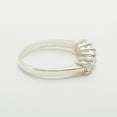 thumbnail image 6 of LBG British Made 18k White Gold Cubic Zirconia Womens Eternity Ring - 33 size options - Size 10.75, 6 of 7