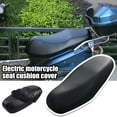 thumbnail image 4 of Black Motorcycle Seat Cushion Cover Waterproof Anti-sun Protector Cover P0M4, 4 of 8