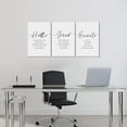 thumbnail image 5 of 3 Piece Hustle Grind Execute Wall Art Inspirational Wall Art Motivational Wall Art Office Wall Decor Positive Quotes Wall Decor Inspirational Canvas Wall Art for Office Decor (12''''Wx16''''Hx3PCS), 5 of 5