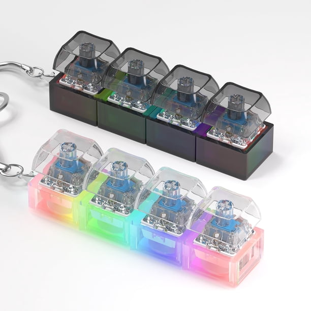 Llavero Zioyihan para teclado Fidget Toy, 2 unidades, con luces LED