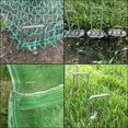 thumbnail image 4 of 50 estacas de jardín en forma de U de 150 mm x 30 mm, estacas de seguridad de acero galvanizado para tela de mantillo, grapas de jardín para lona de control de malezas - Antióxido, 4 of 5