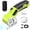 Green, variant on DaPlug Cardboard Cutter, 4V Rechargeable Cordless Electric Scissors with Safety Lock & LED Light, 320RPM Power Rotary Cutter for Fabric Carpet Leather