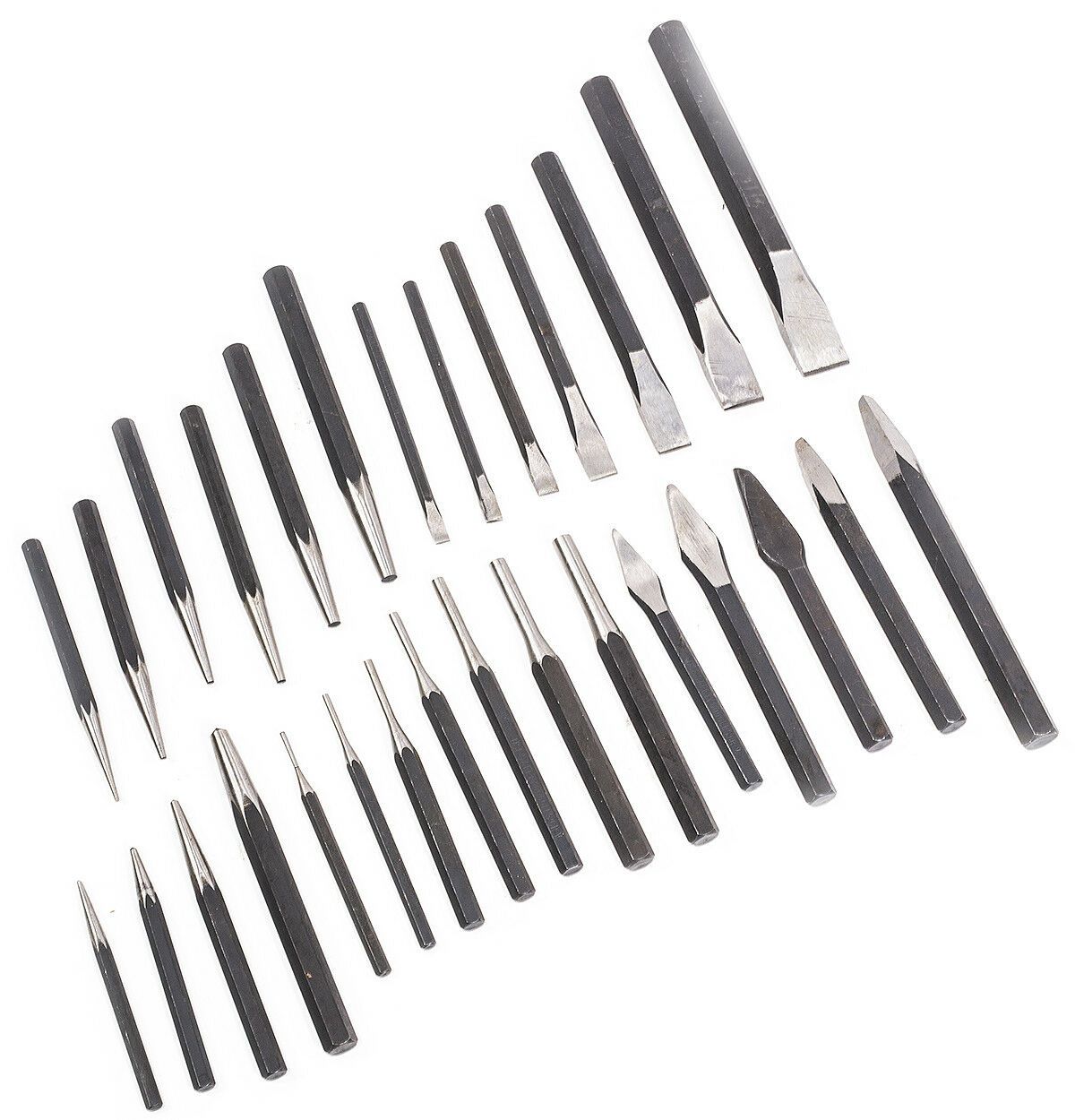 29 PC Master Mechanic's Punch and Cold Chisel Set