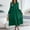 Green, variant on Odbmxy Long Sleeve Midi Dresses for Women Tunic Women Plus Size Dresses Loose Peplum Holiday Button Solid Color Dresses,Blue L