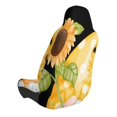 thumbnail image 2 of Fuzoiu Sunflower Gnomes 3 Print Elastic Car Seat Covers, Seat Cover Protector,Universal Fit Interior Covers for Most Cars,Washable Seat Cover Non Slip for SUV,Sedan,Van, 2 of 5