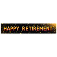 thumbnail image 3 of Black Background Banner with Golden Star Elements for Happy Retirement Party Retirement Decorations Photography Props Backdrop Party Supplies, 3 of 7