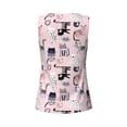 thumbnail image 6 of Goofa Cat Printed Womens Workout Tops for Women Sleeveless Yoga Shirts Athletic Running Tank Tops Sleeveless Gym Clothes Workout Apparel-X-Large, 6 of 9