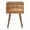 Natural, variant on Topbuy Wooden Nightstand with 2 Storage Drawers Accent End Side Table for Bedroom&Living room Brown