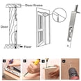 thumbnail image 4 of 2 Pack Verrou de Sécurité en Acier Inoxydable de 4 Pouces pour Porte Coulissante avec Vis d'Installation, 4 of 5