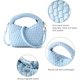 thumbnail image 4 of LHSHID Women Woven Tote Small Crossbody Bag, Weave Quilted Purse Square Shoulder Bag Woven Handbag with Detachable Strap, 4 of 7