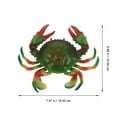 thumbnail image 2 of Ensemble de Jeu Simulé pour Enfants Crabe Réaliste Simulation Artificielle Modèle d'Animal Marin, 2 of 8