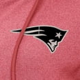 thumbnail image 2 of Women's Antigua  Heather Red New England Patriots Seeker Full-Zip Hoodie Jacket, 2 of 2