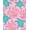 Pink, Pattern 1, variant on ODIKA 4'x6' Machine Washable Non-Slip Area Rug, Playful Ocean Life Nursery High Traffic Rug, Pink, 284001