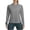Gray, variant on Otntypg Women's Sun Shirt Hoodie Quick Dry Lightweight Thin Rash Guard Slit Hem Long Sleeve SPF UV Protection Hooded T-Shirts UPF 50 Hiking Tshirts Tops Black M