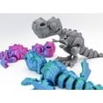 thumbnail image 3 of Jumbo Fidget TREX CYBORG | Flexible Articulating 3d Printed Friendly Companion, 3 of 9