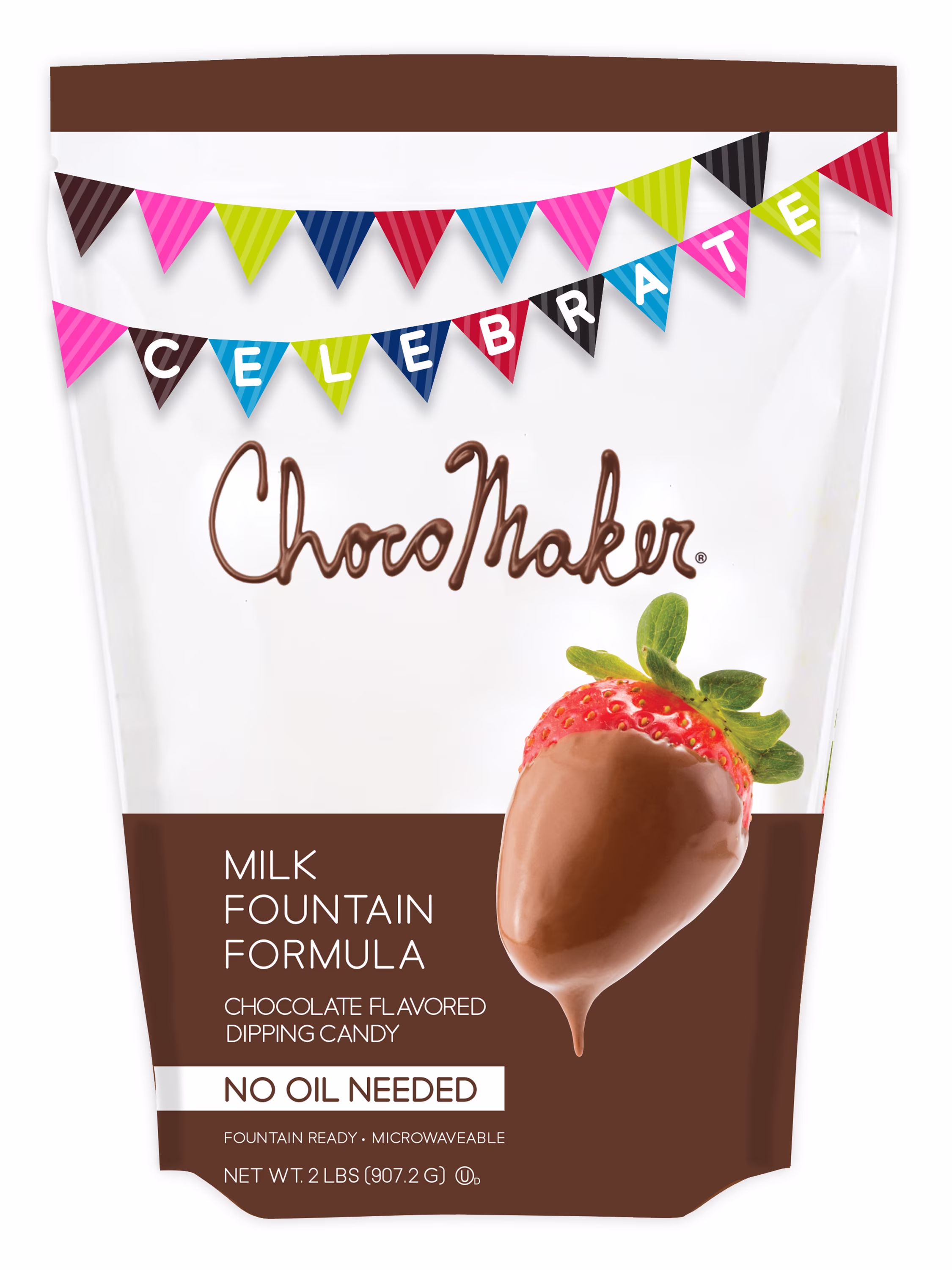 ChocoMaker Milk Chocolate Fountain Formula, Dipping Candy, 2 lb
