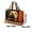 @001-A, variant on YiJuHui Halloween Lady Handbag Horror Style Large Capacity Tote Purse Quilted Shoulder Bag with Cat Pumpkin Bat Print for Vintage Fall Shopping