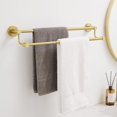 thumbnail image 3 of Adjustable .es Double Towel Bar for Bathroom SUS Stainless Steel Towel Holder Hotel Style Wall Mount with Screws Hand Towel Bar，Towel Rack Rod Hanger Matte Finis, 3 of 6