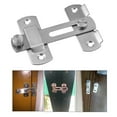 thumbnail image 4 of Stainless Steel Door Latch Latch Buckle for Home Bedroom Supplies Ornament for Locking shed Doors Furniture Cabinet Boxes L, 4 of 8